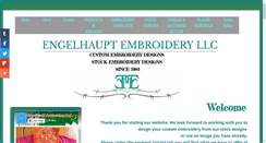 Desktop Screenshot of engelhauptembroidery.com